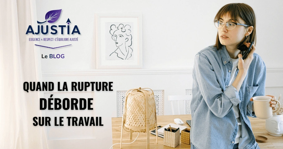 Après une rupture amoureuse compliquée, une femme essaye de faire bonne figure au travail.